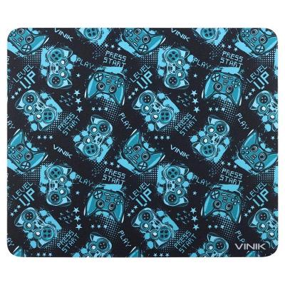 Mouse Pad Gamer Vinik Level Up 320x270x2mm - Mplu32