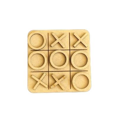 Jogo Da Velha Em Mdf 3mm Natural Passa Tempo Perfeito!!! [f031]