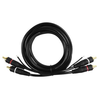 Cabo De Audio Evus C-017 2 Rca Macho X 2 Rca Macho Gold -