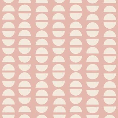 Papel De Parede Revoada Café Rosa E Branco 4462