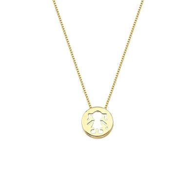 Colar Mae E Filha Menina Com Zirconia Banhado Ouro 18k