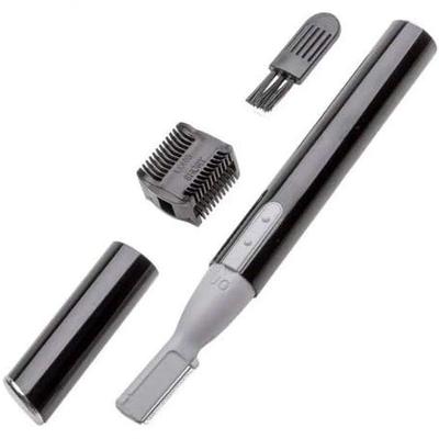 Mini Aparador Elétrico Sobrancelhas Buço Caneta Depiladora Caneta Preta