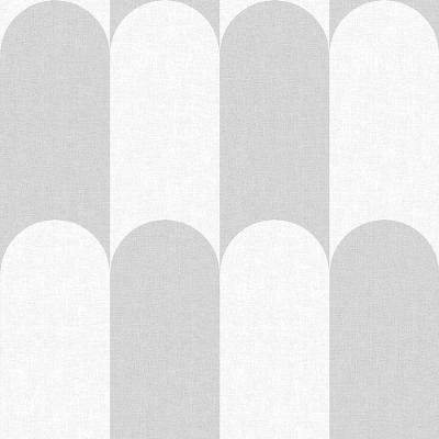 Papel De Parede Botany House Yin Yang Cinza 15556