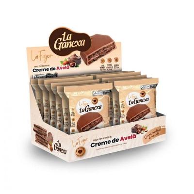 La Fajor La Ganexa Display (12 Unid. 50g) - Sabor: Creme De Avelã