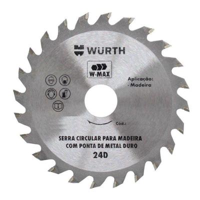 Disco De Serra Para Madeira W-max Wurth 7.1/4(185mm) 24 Dentes