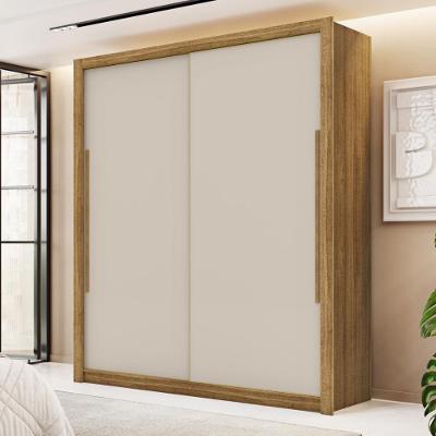 Guarda Roupa Casal 2 Portas 3 Gavetas Istambul-fendi Nature-fendi
