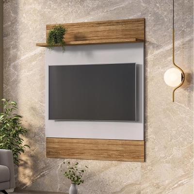Painel Suspenso Guaratuba Sala Tv Até 48 Polegadas Cinamomo/Off White