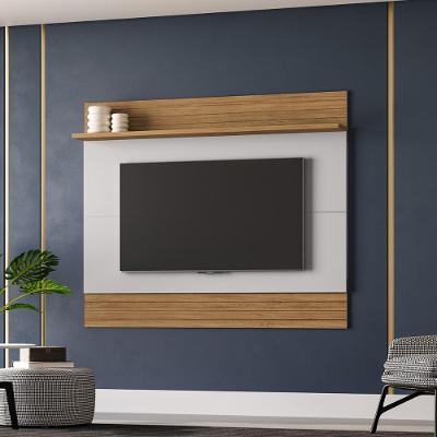 Painel Suspenso Aruana Sala Tv Até 65 Polegadas Cinamomo/Off White