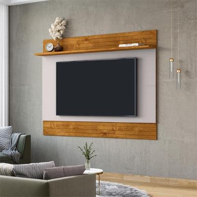 Painel Suspenso Icarai Sala Tv Até 75 Polegadas Naturale/Off White