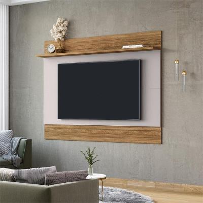 Painel Suspenso Icarai Sala Tv Até 75 Polegadas Cinamomo/Off White