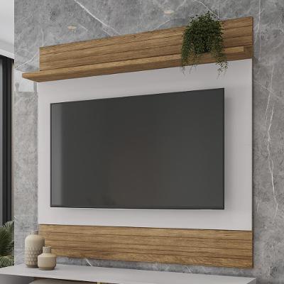 Painel Suspenso Guaruja Sala Tv Até 55 Polegadas Cinamomo/Off White