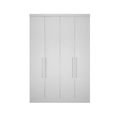 Modulo De Casal Safira Para Guarda-roupas Em Mdf Clic Móveis Branco