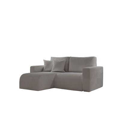 Sofá Living 120cm Chaise 90cm Lado Esquerdo Meu Sofá Online B026 Veludo Prata