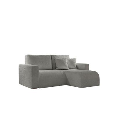 Sofá Living 100cm Chaise 90cm Lado Direito Meu Sofá Online A230 Linho Cinza