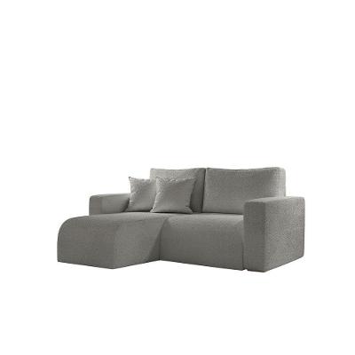 Sofá Living 100cm Chaise 90cm Lado Esquerdo Meu Sofá Online A230 Linho Cinza