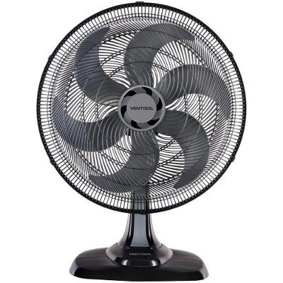 Ventilador Osc Mesa Turbo 6 50cm 6 Pás - 110V - Preto-prata