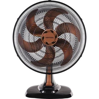 Ventilador De Mesa Ventisol Turbo 6 50cm Bronze 110V