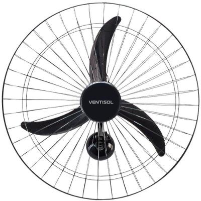 Ventilador Osc Parede Comercial 60cm 3 Pás - Bivolt - Preto