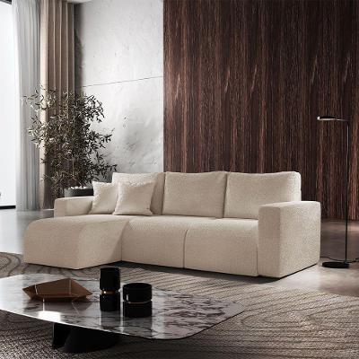 Sofá Living 90cm + 90cm Mais Chaise Esquerdo Meu Sofá Online A294 Linho Creme