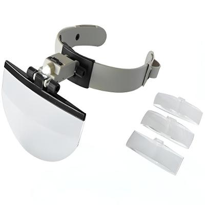 Oculos Lupa Maos Livre Profissional Led Lente De Cabeca Aumento Estetica Reparo Joias Leitura Ourives