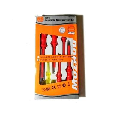 Kit Jogo De Chaves Fenda E Philips Isolada 1000v Imantada 6 Peças Eletricista