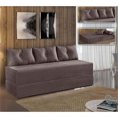 Sofá Cama Duplex Cor Café