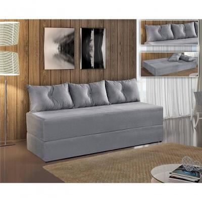 Sofá Cama Duplex Cor Cinza