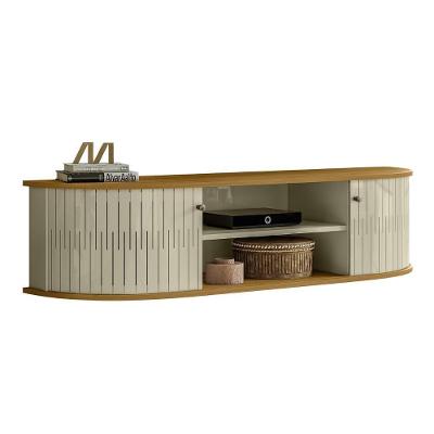 Rack Bancada De Tv 60 Pol 136cm Helena Z10 Cumaru/opala - Mpozenato