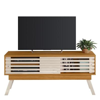 Rack Bancada De Tv 65 Pol 150cm Keli Z10 Off/cinamomo - Mpozenato