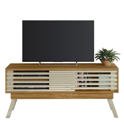 Rack Bancada De Tv 65 Pol 150cm Keli Z10 Cumaru/opala - Mpozenato