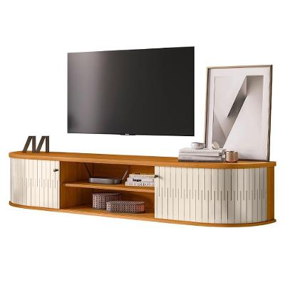 Rack Bancada De Tv 75 Pol 183cm Arvin Z10 Off/cinamomo - Mpozenato