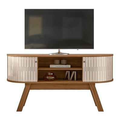 Rack Bancada De Tv 55 Pol 136cm Alana Z10 Naturale/off - Mpozenato
