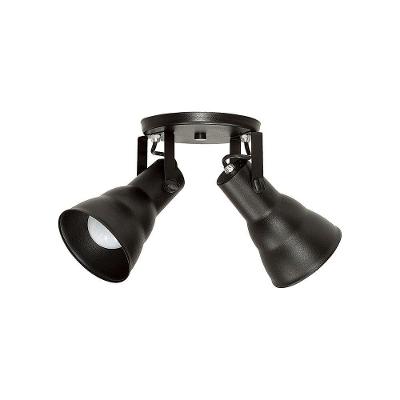 Spot Direcionável Taschibra Hol Circular Para 2 Lâmpadas E27 Bivolt Preto 03010026-18
