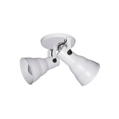 Spot Direcionável Taschibra Hol Circular Para 2 Lâmpadas E27 Bivolt Branco 03010026-01