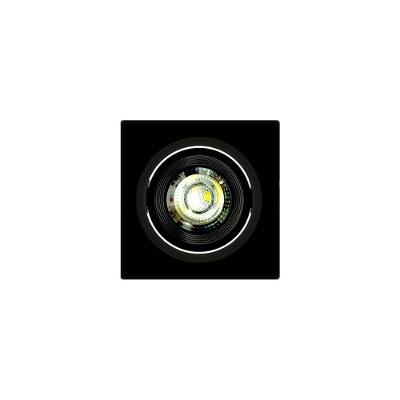 Spot De Embutir De Led Taschibra Alltop Mr11 Quadrado 3w Bivolt Preto Preto 3000k Luz Amarela 15090327