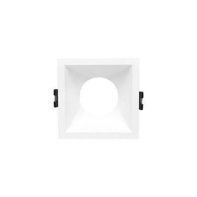 Spot De Embutir Recuado Taschibra Piazza Mr16 Gu10 Quadrado Bivolt Branco 15090375