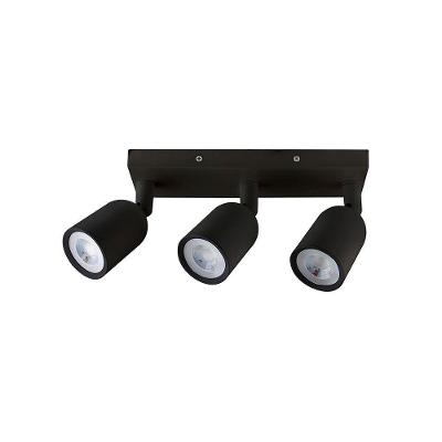 Spot Direcionável De Sobrepor Taschibra Direct Linear Led Mr16 12w Bivolt Preto 6500k Luz Branca 15090229