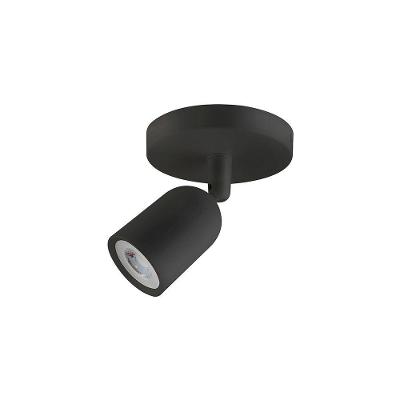 Spot Direcionável De Sobrepor Taschibra Direct Circular Led Mr16 4w Bivolt Preto 6500k Luz Branca 15090209