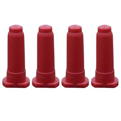 Bico Alimentador Mamadeira Baspan Vermelho Bezerros 4un