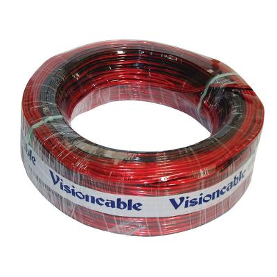 Paralelo Visioncable Bicolor 2x20 (0,50) Rl100mt Vermelho