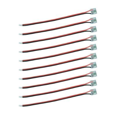 Kit 10 Emendas Conector De Saída Astraled Para Fita De Led 8mm Em-031