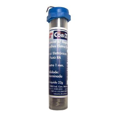 Solda Tubinho Cobix Azul 22 Gramas