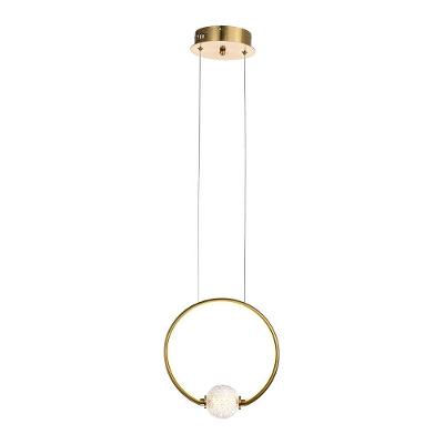 Lustre Pendente Skylight Letto 3093 Gold Led Bivolt