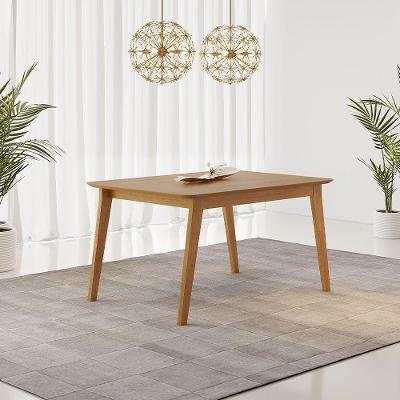 Mesa De Jantar Elegance 160x80cm Amadeirado Jcm Movelaria Cinamomo