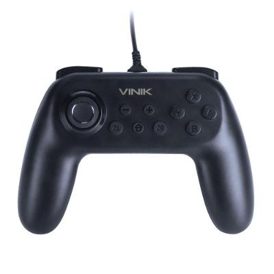 Controle Para Nintendo Switch Com Fio Usb Modelo Ns Preto