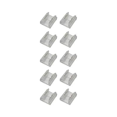 Kit 10 Emendas Conector Astraled Reto Para Fita De Led 10mm Em-035