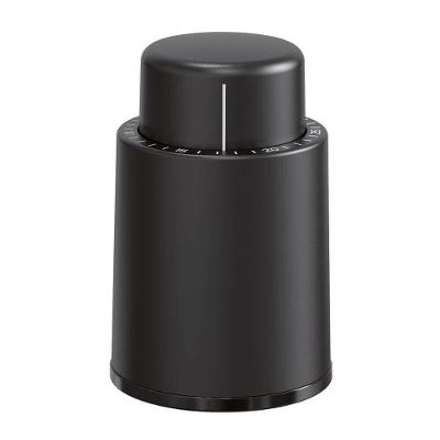 Tampa Para Garrafa De Vinho 7cm Kenya Preta