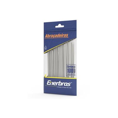 Abraçadeira Nylon 100x2,5mm Branco Pct C-100