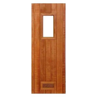 Porta De Madeira Para Sauna Seca 1,90x0,60 - Sodramar