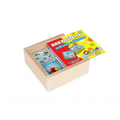 Jogo Educativo - Memória Animais E Filhotes - Carlu